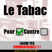 le tabac je suis contre moi